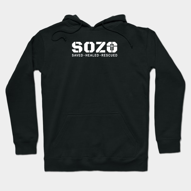 Sozo, Greek for Salvation and healing Hoodie by The Witness